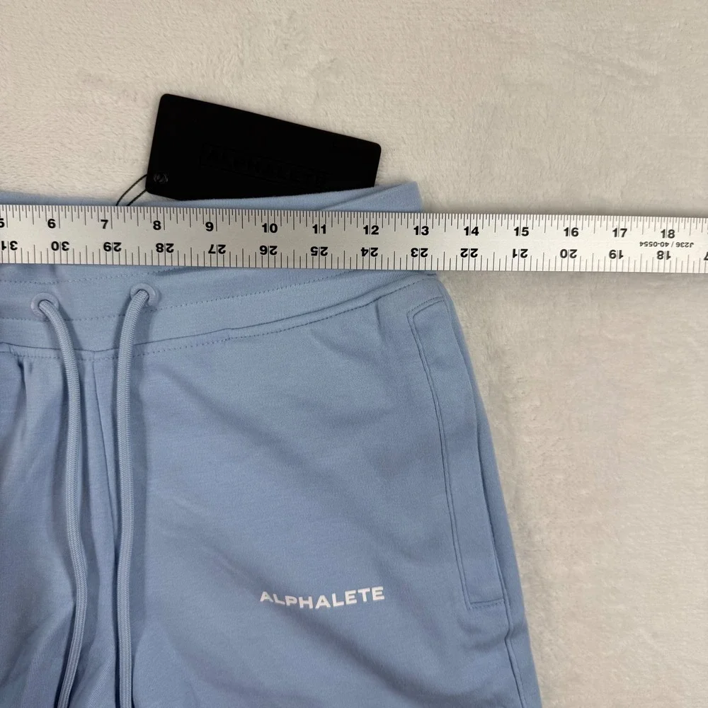 Alphalete‎ Identity Shorts Womens Small Light Blue AL21-1062 Drawstring NWT